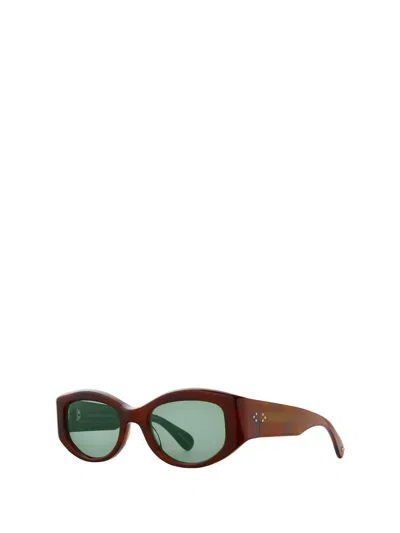 Garrett Leight Sunglasses In Brown