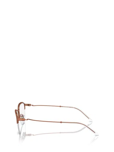Emporio Armani Cat Eye-frame Glasses In Brown