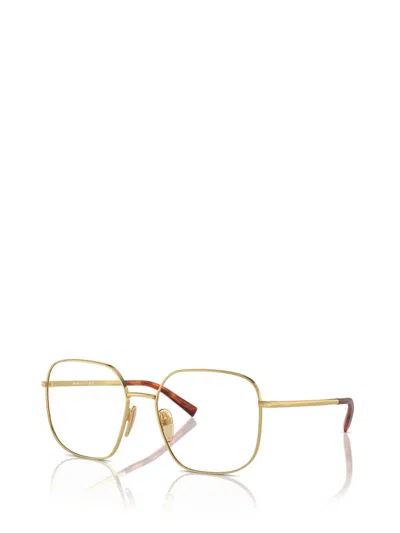 Prada Eyewear Eyeglasses In Gold