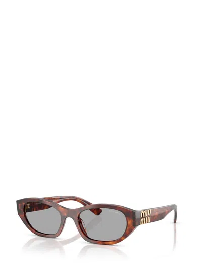 Miu Miu Eyewear Sunglasses In Brown