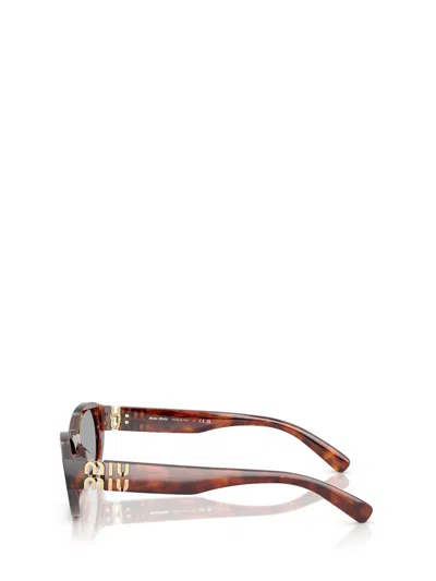 Miu Miu Eyewear Sunglasses In Brown