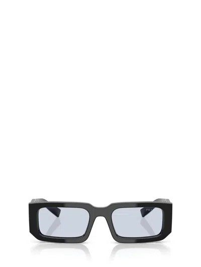 Prada Nero Acetate Sunglasses In Black