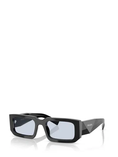 Prada Nero Acetate Sunglasses In Black