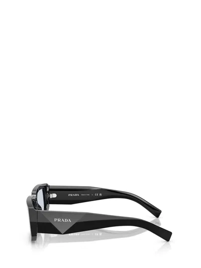 Prada Nero Acetate Sunglasses In Black