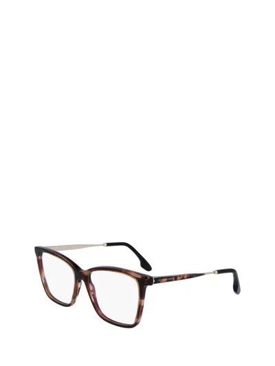 Victoria Beckham Eyeglasses In Brown