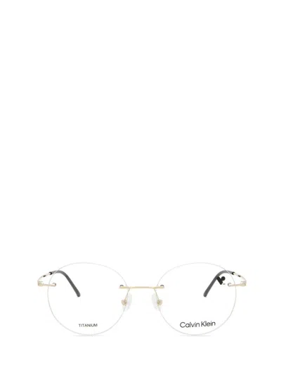 Calvin Klein Eyeglasses In Metallic