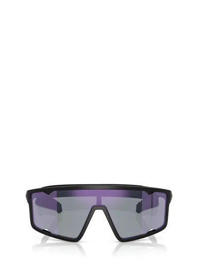 Prada Shield-frame Sunglasses In Black