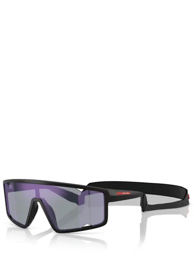 Prada Shield-frame Sunglasses In Black