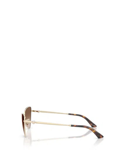 Jimmy Choo Sunglasses In Gold
