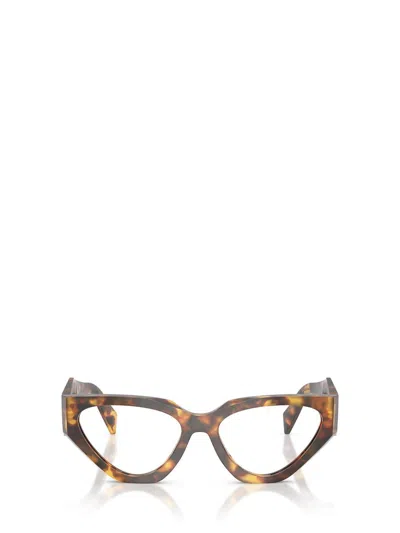 Prada Full-frame Plain Mirror In Brown