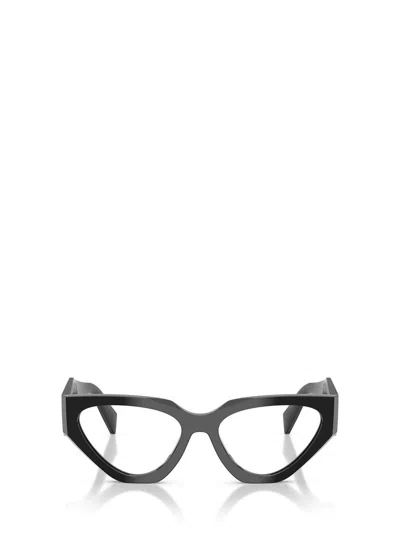 Prada Full-frame Plain Mirror In Black