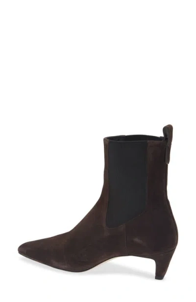 Reformation Roberta Kitten Heel Chelsea Boot In Brown