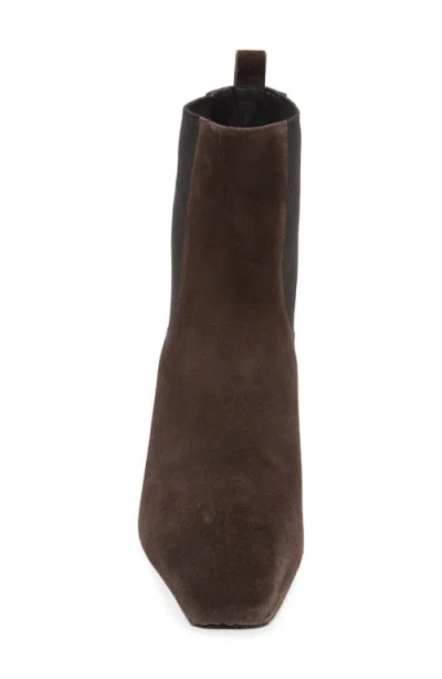 Reformation Roberta Kitten Heel Chelsea Boot In Brown