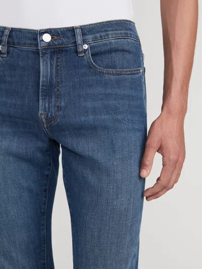 Frame Modern Straight Jeans In Blue