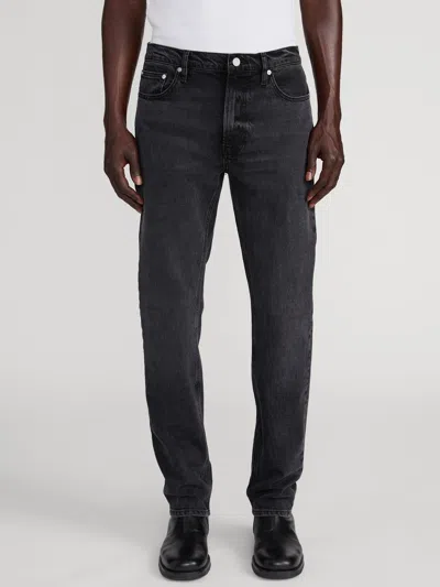 Frame Mid-rise Straight-leg Jeans In Black