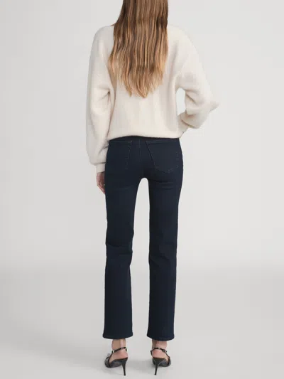 Frame Le Sleek High Waist Ankle Straight Leg Jeans In Blue