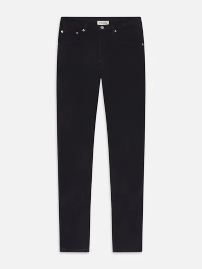 Frame Mid-rise Straight-leg Jeans In Black