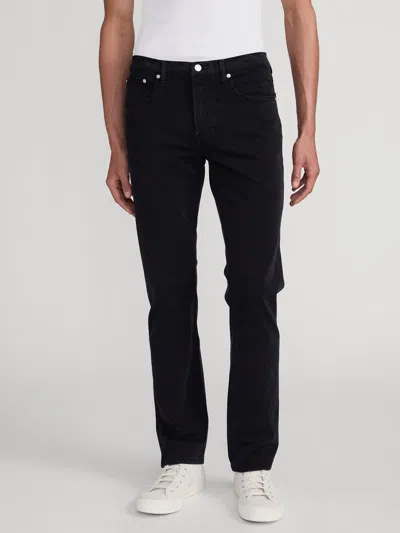 Frame Mid-rise Straight-leg Jeans In Black