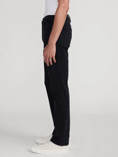 Frame Mid-rise Straight-leg Jeans In Black