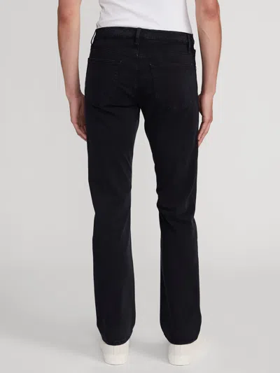 Frame Mid-rise Straight-leg Jeans In Black