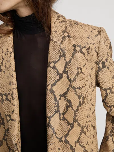 Frame The Snake Borrowed Blazer In Brown