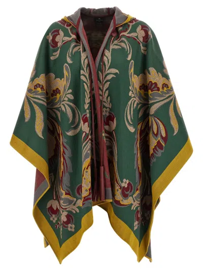 Etro Cape With Pasly Motif Scarves And Foulards Multicolor In Multi