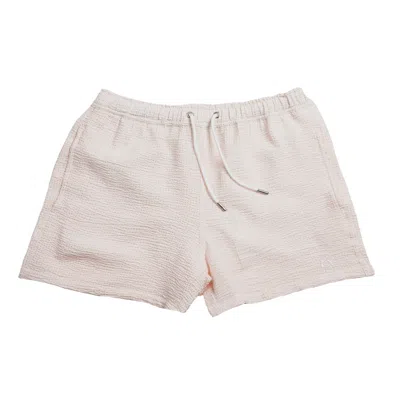 Eight X Men's Pink Morning Mist Swim Trunks In White