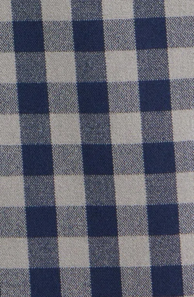 Mizzen + Main Mizzen+main City Flannel Trim Fit Plaid Button-down Shirt In Blue