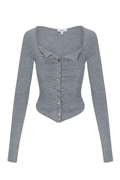 Fw25 Sophie Corset In Gray