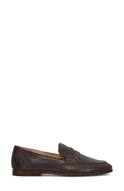 Frye Faith Penny Loafer In Brown
