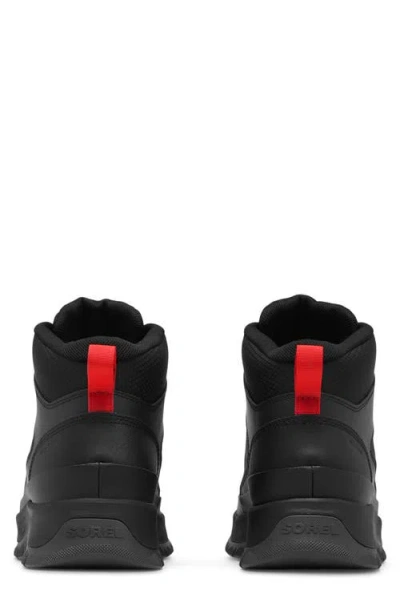 Sorel Men's Outing Round Toe Mid Top Shoes In Black