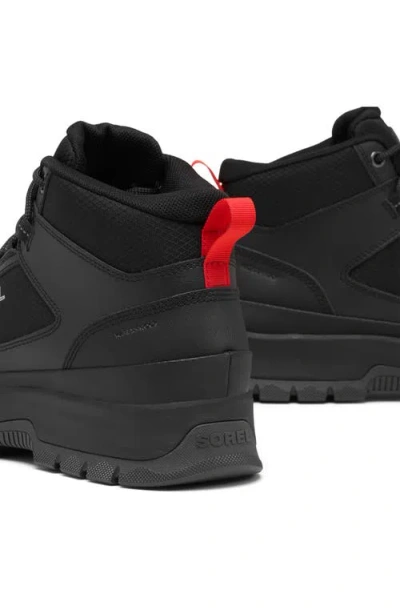 Sorel Men's Outing Round Toe Mid Top Shoes In Black