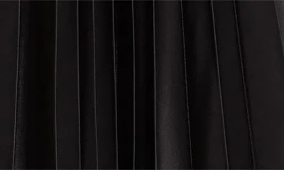 Noir Kei Ninomiya Pleated Asymmetric Midi Skirt In Black