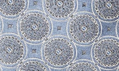 Eton Medallion Silk Tie In Blue