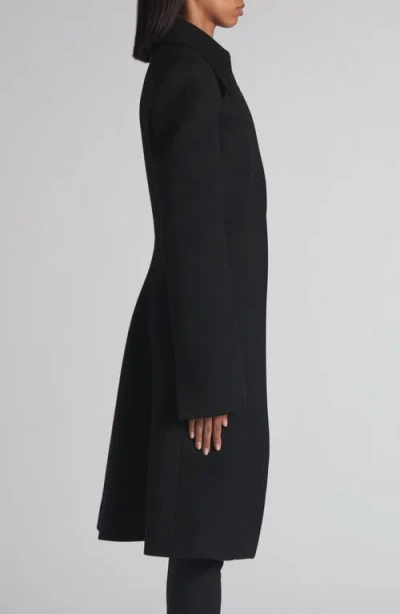 Alexander Mcqueen Wool And Cashmere Coat Coats And Trench Coats Black In Black