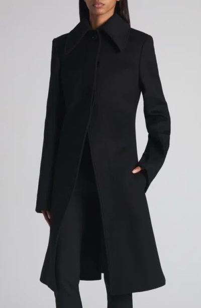 Alexander Mcqueen Wool And Cashmere Coat Coats And Trench Coats Black In Black