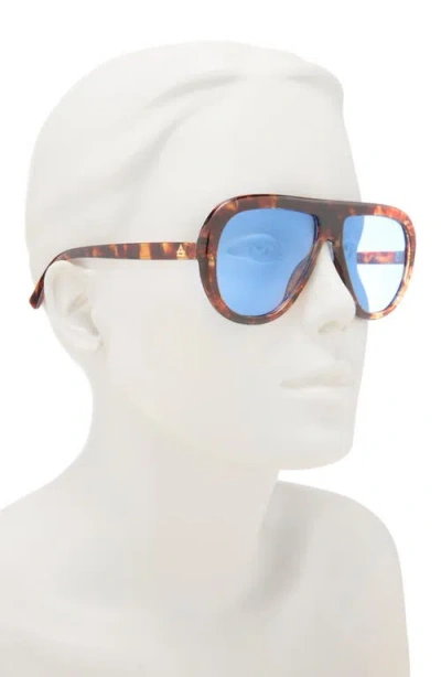 Aire Cadent 54mm Aviator Sunglasses In Brown