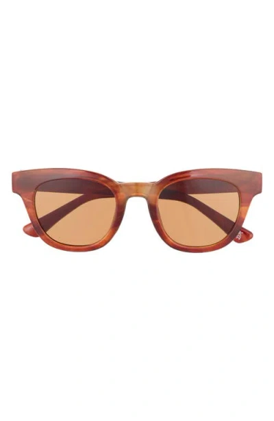 Aire 50mm Dorado D-frame Sunglasses In Brown