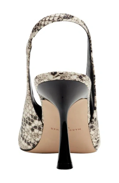 Marc Fisher Ltd Women's Esther Leather Slingback Pump In White