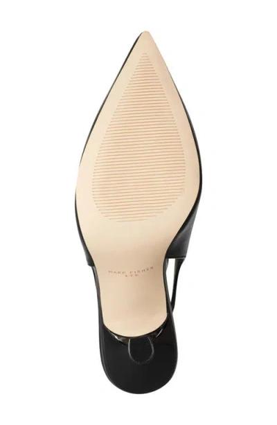 Marc Fisher Ltd Esther Leather Slingback Pumps In Black
