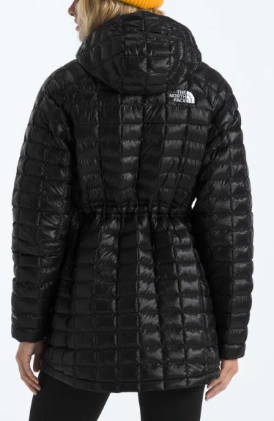 The North Face Women's Thermoball Hooded Parka Jacket In Black