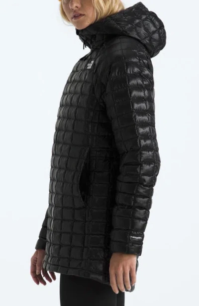 The North Face Women's Thermoball Hooded Parka Jacket In Black