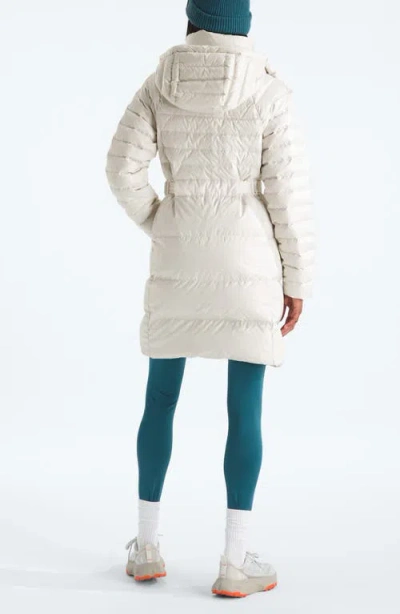 The North Face The Ruby Water Repellent 600 Fill Power Down Parka In White