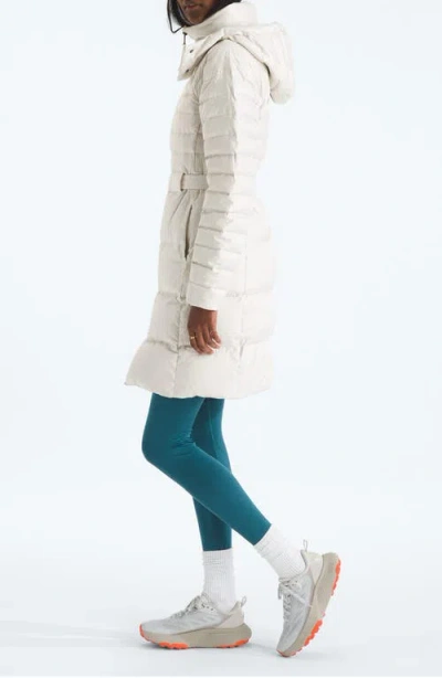 The North Face The Ruby Water Repellent 600 Fill Power Down Parka In White