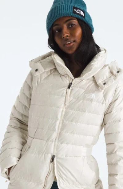 The North Face The Ruby Water Repellent 600 Fill Power Down Parka In White