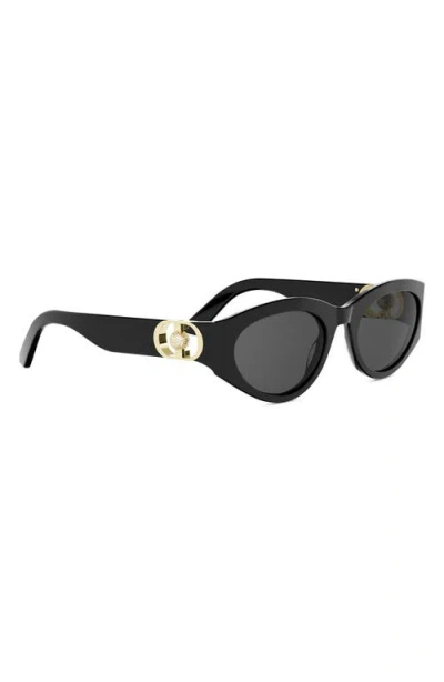 Dior 30montaigne B7i 54mm Butterfly Sunglasses In Black