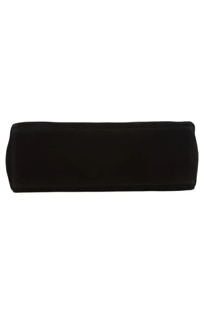 Reformation Beatrice Suede Tote In Black