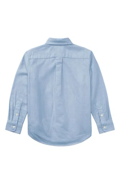 Polo Ralph Lauren Boy's Oxford Sport Shirt In Blue