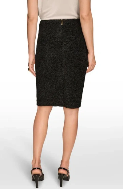 Donna Karan Women's Novelty Mini Skirt In Black