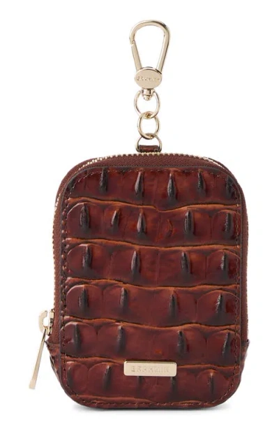 Brahmin Katelynn Leather Coin Purse In Brown